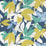 Scion Baja Forest/Citrus/Electric Blue Fabric Sample NNUE120724.SCN.0