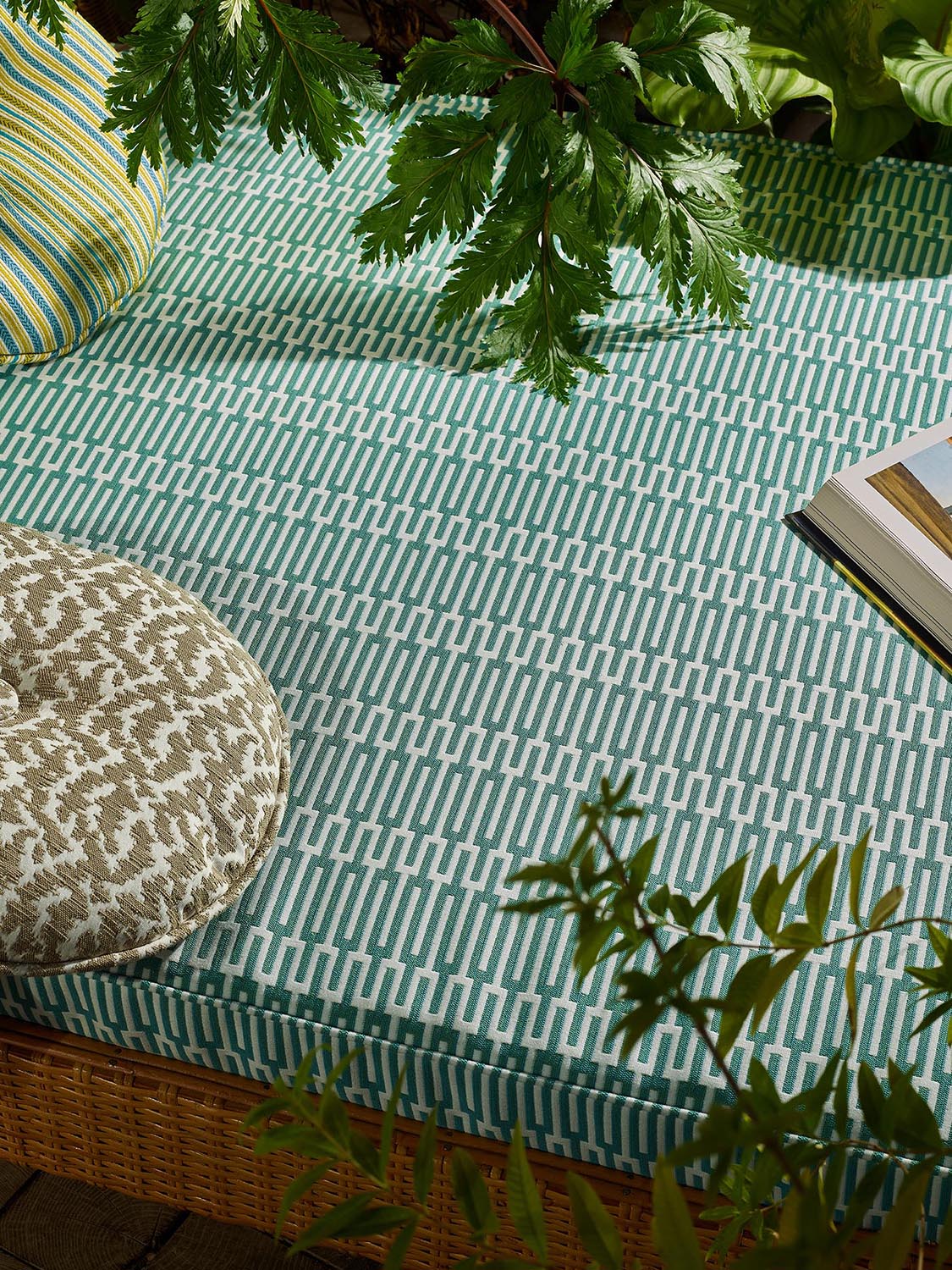 Pierre Frey Zipper Vert Fabric F3480003