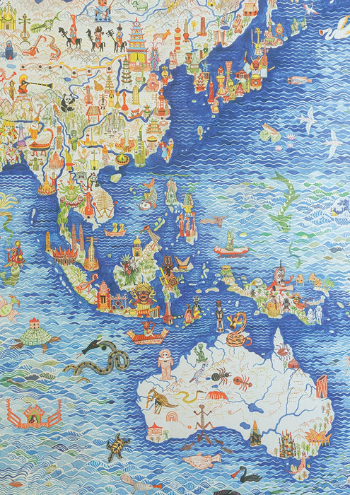 Pierre Frey Musiques Du Monde Multicolo Wallpaper Sample FP996001