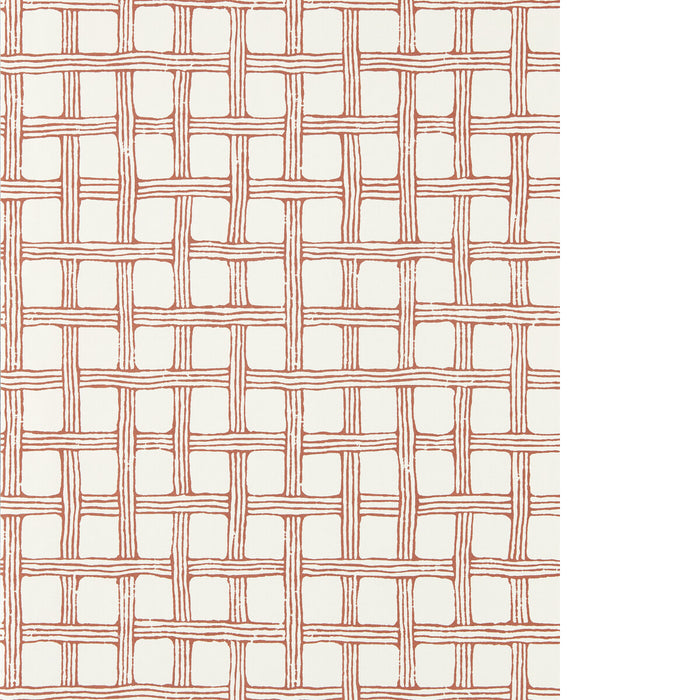 Scion Fretwork Wp Ladybird Red Wallpaper Sample NSCW113261.SCN.0