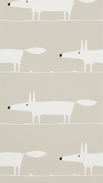 Scion Mr Fox Wp Snow Wallpaper Sample NSWA110845.SCN.0