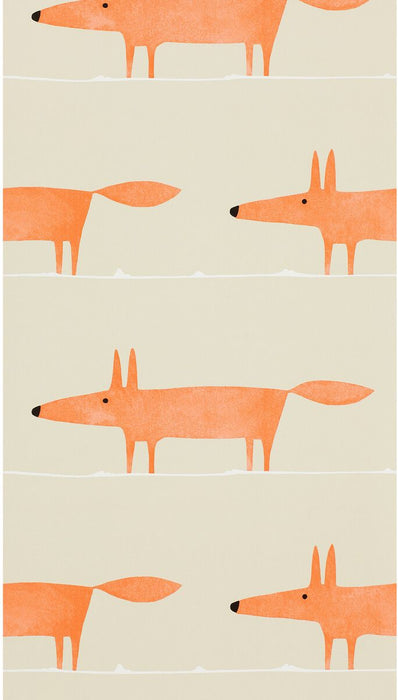 Scion Mr Fox Wp Ginger Wallpaper Sample NSWA110847.SCN.0