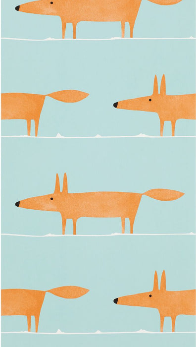 Scion Mr Fox Wp Auburn Wallpaper Sample NSWA110849.SCN.0