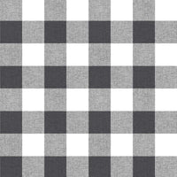 NextWall Picnic Plaid Charcoal Wallpaper NW34500