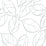 NextWall Tossed Leaves Daydream Gray Wallpaper NW36508