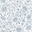 NextWall Paisley Trail Midnight Blue Wallpaper Sample NW36812