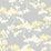 NextWall Cyprus Blossom Buttercup & Gray Wallpaper Sample NW37203