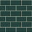 NextWall Retro Subway Tile Evergeen Wallpaper NW37604