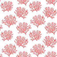 NextWall Coastal Coral Reef Vermillion Wallpaper NW38001