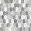 NextWall Brushed Hex Tile Icy Grey & Nickel Wallpaper NW38803