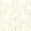 NextWall Sketched Damask Metallic Gold Wallpaper NW39405