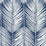 NextWall Palm Silhouette Coastal Blue Wallpaper NW39802