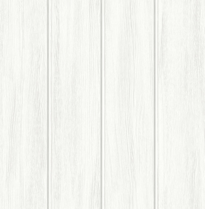NextWall Wood Panel Alabaster Wallpaper Sample NW39900