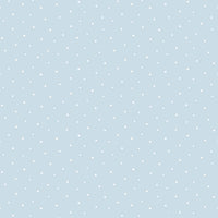 NextWall Polka Dots Baby Blue Wallpaper NW42102