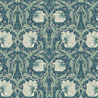 NextWall Pimpernel Floral Teal & Sandstone Wallpaper NW42404