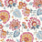 NextWall Jacobean Blossom Floral Fandango Pink & Bluebird Wallpaper Sample NW42701