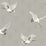 NextWall Cranes Argos Grey Wallpaper NW42808