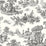 NextWall Chateau Toile Inkwell Wallpaper NW43300