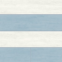 NextWall Two Toned Shiplap Carolina Blue Wallpaper NW43502
