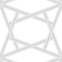 NextWall Crossroads Geo Metallic Silver Wallpaper NW44305