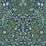 NextWall Victorian Garden Prussian Blue & Moss Green Wallpaper Sample NW44502