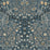 NextWall Victorian Garden Aegean Blue & Warm Stone Wallpaper NW44512