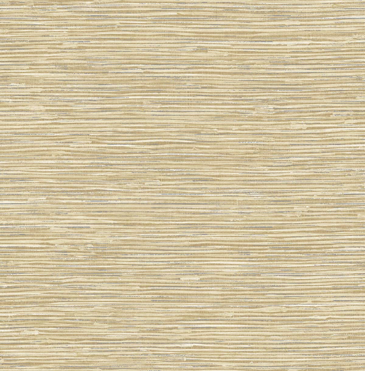NextWall Cyrus Faux Grasscloth Khaki & Metallic Silver Wallpaper Sample NW44706