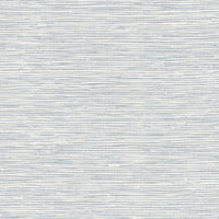 NextWall Cyrus Faux Grasscloth Dove Grey & Bluestone Wallpaper NW44708