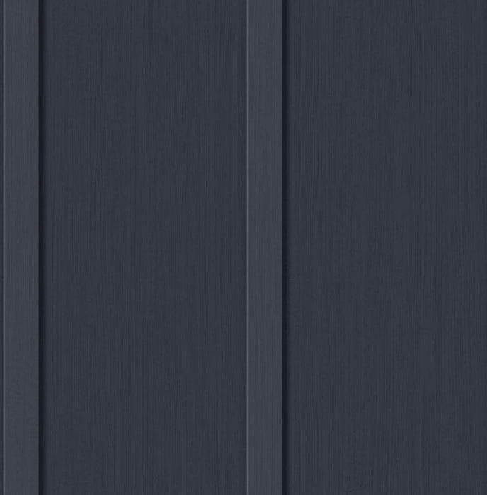NextWall Faux Board & Batten Dark Blue Wallpaper Sample NW45202