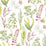 NextWall Wild Garden Lemongrass & Posy Pink Wallpaper NW45407
