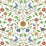 NextWall Bird Toile White Wallpaper NW45901