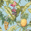 NextWall Pineapple Floral Sky Blue Wallpaper NW46302