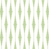 NextWall Striped Ikat Macaw Green Wallpaper NW46404