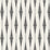NextWall Striped Ikat Ebony & Linen Wallpaper NW46410