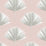 NextWall Tropical Fan Palm Pink Mist Wallpaper NW46501