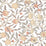 NextWall Pomegranate Daydream Grey & Melon Wallpaper NW48003