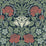 NextWall Vintage Rose Midnight Blue & Sage Wallpaper NW49012