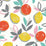 NextWall Fruit Toss Tropic Sunset Wallpaper NW49301