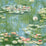 NextWall Lily Pond Olive & Sky Blue Wallpaper NW50002