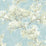 NextWall Cherry Blossom Grove Blue Mist & Green Tea Wallpaper NW50102