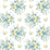 NextWall Floral Bunches Blue Stream & Buttercup Wallpaper Sample NW50502