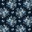 NextWall Floral Bunches Midnight Blue & Toffee Wallpaper NW50512