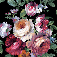 NextWall Large Bouquet Ebony & Jewel Box Wallpaper NW50600