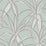 NextWall Tossed Cradle Plant Blue Mist Wallpaper NW51702