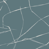 NextWall Inkwork Abstract Blue Dusk Wallpaper NW53202