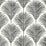 NextWall Grassland Palm Inkwell & Off-white Wallpaper NW53800