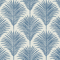 NextWall Grassland Palm Coastal Blue Wallpaper NW53802