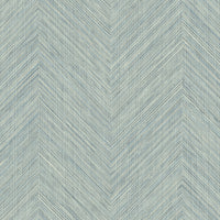 NextWall Chevron Stripe Seabreeze Wallpaper NW53908