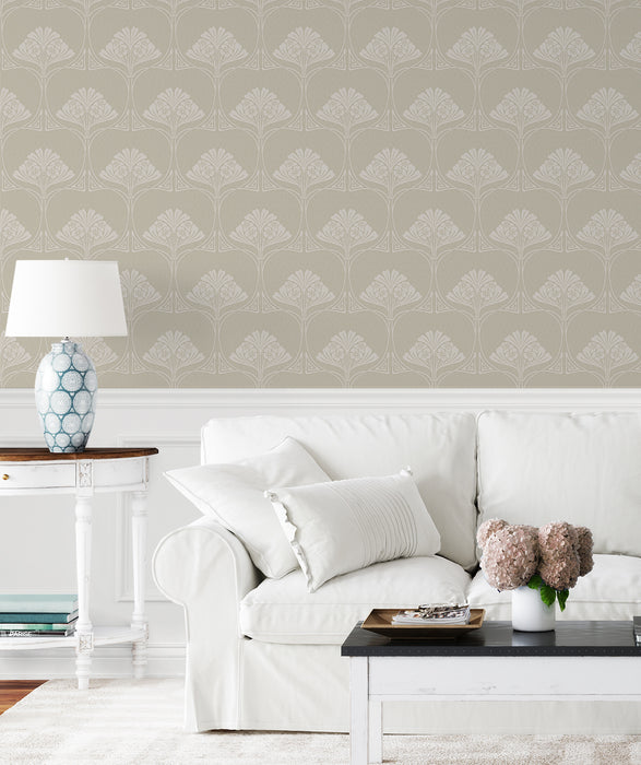 NextWall Deco Floral Ashwood Wallpaper Sample NW54007