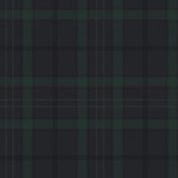 NextWall Tailor Plaid Dark Blue & Evergreen Wallpaper NW54302